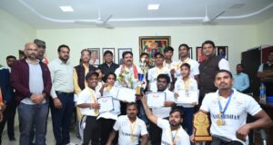 उप मुख्यमंत्री विजय शर्मा से उत्कृष्ट प्रदर्शन करने वाले खिलाड़ियों ने की सौजन्य मुलाकात