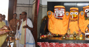 राज्यपाल रमेन डेका ने किए महाप्रभु जगन्नाथ भगवान के दर्शन