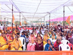 ठाकुरदिया खुर्द में राम मंदिर का उपमुख्यमंत्री विजय शर्मा ने किया भूमिपूजन