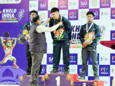 उप मुख्यमंत्री अरुण साव खेलो इंडिया ट्राइबल गेम्स देखने पहुंचे