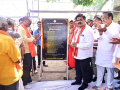 उपमुख्यमंत्री ने 4.08 करोड़ रूपए की लागत के सकरी नदी तटबंध निर्माण का किया भूमिपूजन