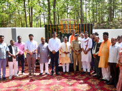 कृषि मंत्री ने वन शहीद स्मारक का किया लोकार्पण