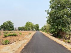 पोलमपल्ली से अरलमपल्ली सड़क बनने से खुश है ग्रामीण