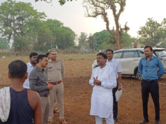 वन मंत्री श्री केदार कश्यप ने दहिकोंगा तेंदूपत्ता फड़ का किया निरीक्षण