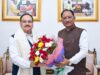 मुख्यमंत्री विष्णु देव साय ने केंद्रीय स्वास्थ्य एवं परिवार कल्याण मंत्री जगत प्रकाश नड्डा का किया आत्मीय स्वागत