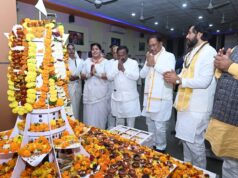 मंदिर एवं जैतखाम में पूजा-अर्चना कर प्रदेश की खुशहाली और समृद्धि की कामना