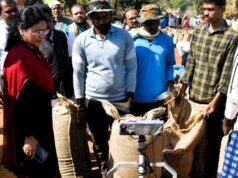 धान खरीदी केंद्रों का कलेक्टर ने किया आकस्मिक निरीक्षण