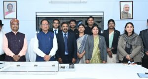 मुख्यमंत्री से भारतीय वन सेवा 2024 बैच के प्रशिक्षु अधिकारियों ने की मुलाकात