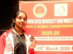 भिलाई की छात्रा स्नेहा सिंह ने इंटर यूनिवर्सिटी चैंपियनशिप में जीता कांस्य पदक