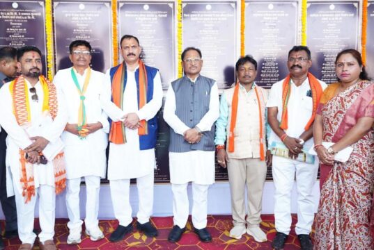 नक्सलमुक्त बस्तर में विकास की नई गूंज:मुख्यमंत्री विष्णुदेव साय ने सुकमा को दी 308 करोड़ के विकास कार्यों की सौगात