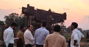 लोक निर्माण विभाग के सचिव ने निर्माणाधीन कयाघाट ब्रिज और मरीन ड्राइव का किया निरीक्षण