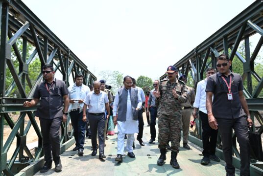 विकास,विश्वास और सुशासन का सेतु बना कोण्डापल्ली का बेली ब्रिज,मुख्यमंत्री विष्णु देव साय ने किया निरीक्षण, कहा – दूरस्थ क्षेत्रों तक विकास पहुंचाना हमारी सर्वोच्च प्राथमिकता