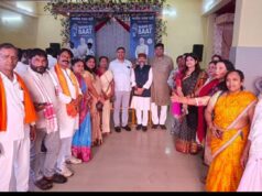 प्रधानमंत्री नरेंद्र मन की बात के 135वें संस्करण को शिव मंदिर कॉन्टैक्टर कॉलोनी भिलाई में भाजपा पदाधिकारी और कार्यकर्त्ता ने सुनी