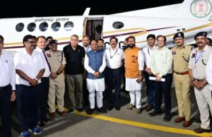 बिलासा देवी केवट एयरपोर्ट से रात्रि उड़ान सेवा का शुभारंभ: मुख्यमंत्री श्री विष्णुदेव साय ने भरी पहली नाइट फ्लाइट