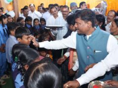 भानपुरी में हर्षोल्लास के साथ मनाया गया शाला प्रवेश उत्सव