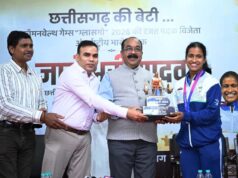 ज्ञानेश्वरी की सफलता से राज्य के युवा लेंगे प्रेरणा, खेलों के लिए तैयार होगा अच्छा वातावरण – अरुण साव