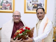 मुख्यमंत्री विष्णुदेव साय से निर्माता-निर्देशक डॉ. चंद्रप्रकाश द्विवेदी ने की सौजन्य मुलाकात