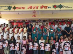 एजुकेशन किट वितरण- उद्योग मंत्री लखन लाल देवांगन ने 1500 छात्राओं को दी सौगात, कॉलेजों में विशाल डोम निर्माण की घोषणा