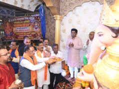 117 वर्षों से चली आ रही गणेशोत्सव की परंपरा में शामिल हुए मुख्यमंत्री विष्णु देव साय