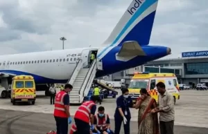 अहमदाबाद से मुंबई जा रही इंडिगो की फ्लाइट 6E-7018 में सोमवार शाम 3 साल का बच्चा बेहोश हो गया