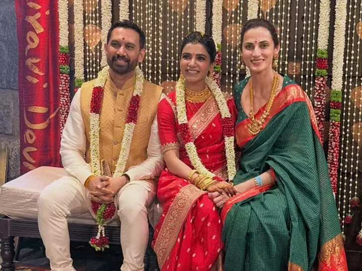 एक्ट्रेस सामंथा रुथ प्रभु और फिल्ममेकर राज निदिमोरू ने सोमवार सुबह कोयंबटूर के ईशा योग केंद्र में शादी की